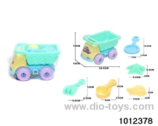 beach toys（6pcs）in Net bag