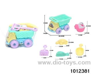 beach toys（6pcs）in Net bag