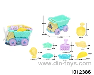 beach toys（9pcs）in Net bag