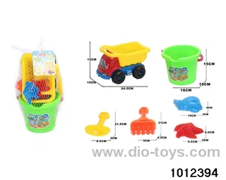 beach toys（6pcs）in Net bag