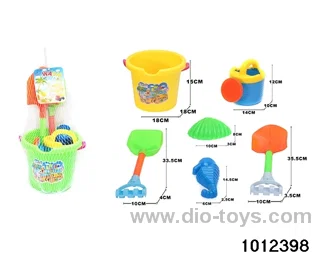 beach toys（6pcs）in Net bag