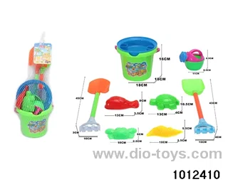 beach toys（9pcs）in Net bag
