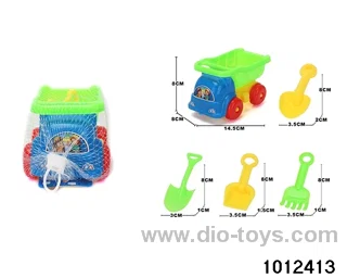 beach toys（5pcs）in Net bag