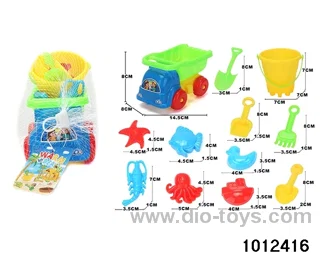 beach toys（12pcs）in Net bag