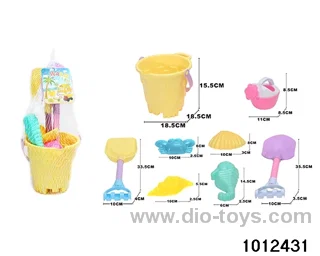 beach toys（8pcs）in Net bag