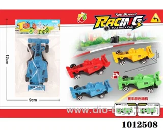 pull back Racing car 4 color mixed loading in opp bag