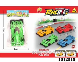 4pcs pull back Fighter aircraft 4 color mixed loading in  opp bag