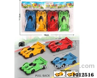 pull bakc motorcycle 5 color mixed loading in opp bag