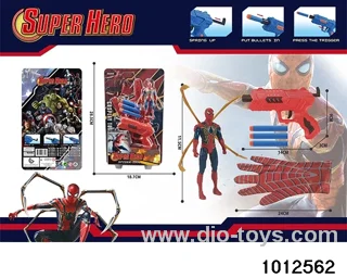 Spider Man Doll Gunner Cover in Blister card