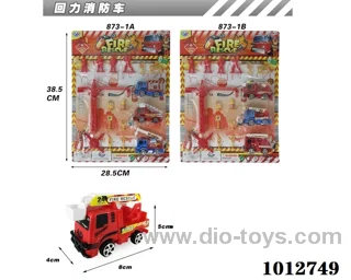 pull back car set 5 sets mixed loading in Blister card