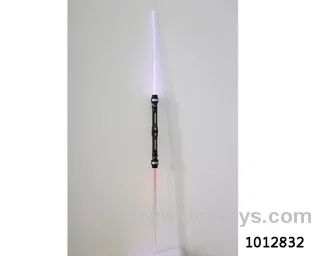 2 in 1 glowing sword with seven color light not include in opp bag