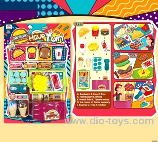 food  set in blister card