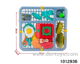 Play house kitchen toys in PVC cover