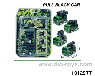 Military return vehicle in Blister card