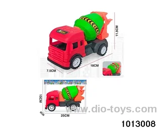 Real color simulation engineering vehicle - mixing truck in opp bag