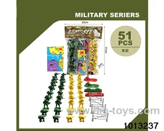 Military suit in PVC bag