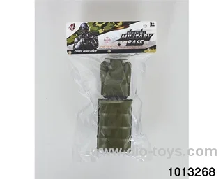 Military suit in PVC bag