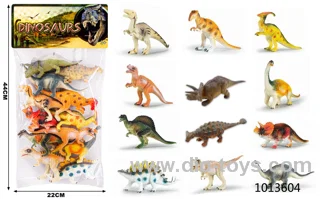 dinosaur set in PP bag with header