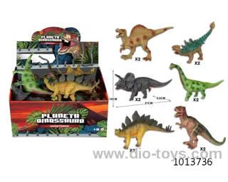 12pcs dinosaur set in display box