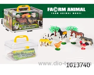 animal set in Ming benzene box
