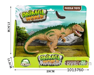 dinosaur set in color box