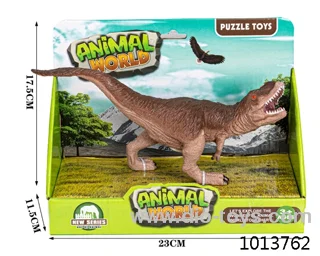 dinosaur set in color box