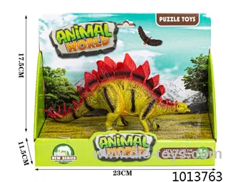 dinosaur set in color box