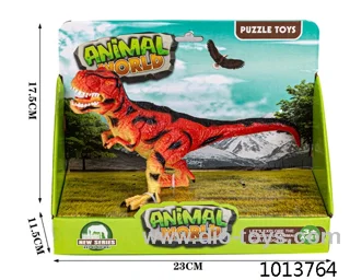 dinosaur set in color box