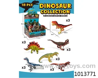 18pcs dinosaur set in display box