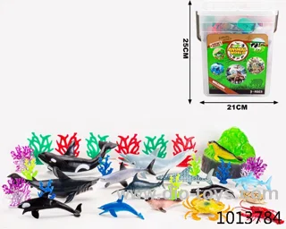 30pcs animal set in Barrel