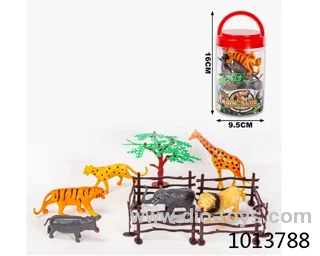 animal set in Barrel