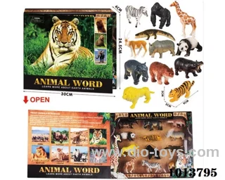 animal set in color box