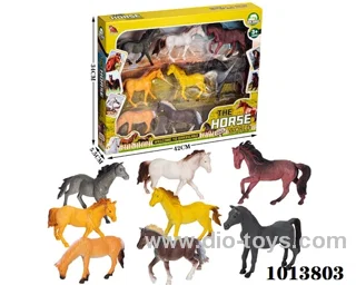 8pcs animal set in color box