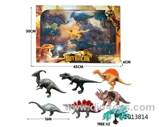 dinosaur set  in color box