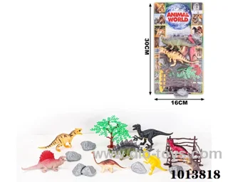 dinosaur set in Blister with insert