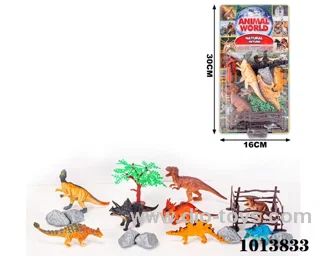 dinosaur set in Blister with insert