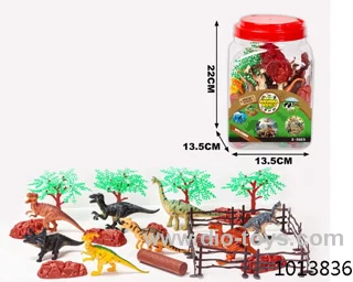 dinosaur set in Barrel