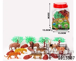 animal set in Barrel