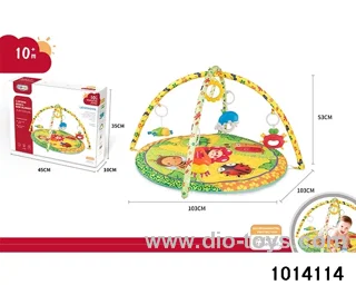 Round blanket baby mat in color box