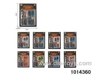 Simulation model toy set in Blister card
