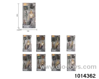 Simulation model toy set in window box