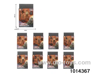 Simulation model toy set in window box