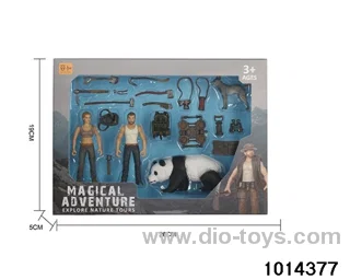 Simulation model toy set in window box