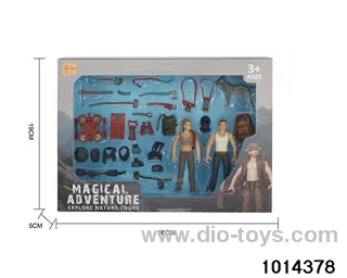 Simulation model toy set in window box