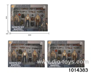 Simulation model toy set in window box