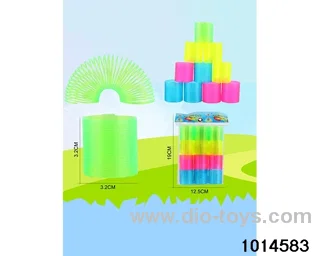 12pcs rainbow spring in opp bag