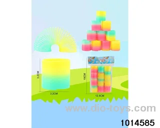 12pcs rainbow spring in opp bag