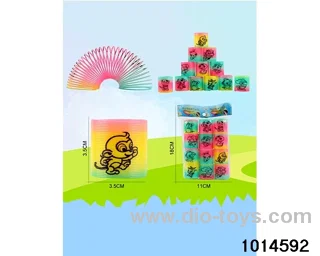 12pcs rainbow spring in opp bag