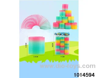 12pcs rainbow spring in opp bag