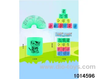 12pcs rainbow spring in opp bag